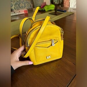 Michael Kors Yellow Mini Convertible Backpack